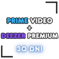 PAKIET PRIME VIDEO + DEEZER - SUBSKRYPCJA 30 DNI